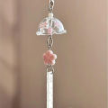 Elegant Wind Chime Keychain, Pearl Decor, Cell Phone Chain, Phone Case DIY Accessories, Pendant Bag, .