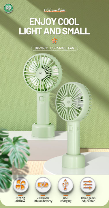 Portable Compact
Mini USB Lithium Battery Rechargeable Hand Fan