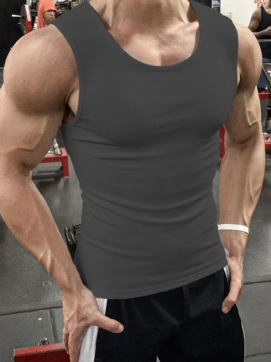 Summer%20Men's%20Vest%20Stripe%20Gym%20Tank%20Top%20Men%20Fitness%20Sleeveless%20Shirt%20Male%20Exercise%20Sports%20Vest%20Undershirt%20Bodybuilding%20Clothing%20-%20Image%203