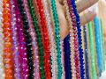 30 Strings Mix Colours 85 Pcs in one String 6mm Crystal Beads for suiting. 