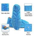 Disposable Boot & Shoe Covers 20 Pcs Pack (10 Pairs) Non-Slip, Durable, Indoor Protect Your Home, Floors and Shoes Blue/ Disposable Surgical Shoes Cove- Shoe Care.