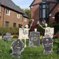 4pcs Halloween Yard Signs Tombstone Decoration Cemetery Foam Haunted House Graveyard for House Outdoor Party Prank Props. 