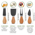 Leeseph Cheese Knives Set for Charcuterie Boards and Cutlery, Stainless Steel Cheese Knife Set Collection, Kitchen Gadgets. 