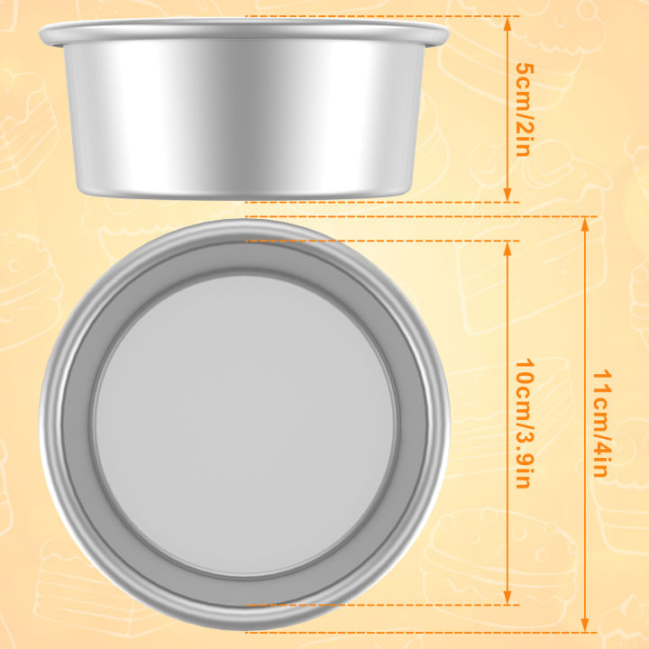 4Pcs%20Cake%20Bake%20Pan%20Non-Stick%204inch%20Round%20Cake%20Tin%20Aluminum%20Alloy%20Cake%20Mold%20Pan%20Reusable%20Heavy%20Duty%20Cake%20Bakeware%20Heat-Resistant%20-%20Image%202