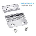 Professional Replacement Clipper Blades 2 Holes Adjustable Hair Clippers Blades Compatible with WAHL Cordless Hairdressing Tools. 