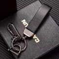 Creative And Minimalist Faux Leather Keychain Pendant, Personalized Keyring with Wrist Strap, High-End Fashionable Vintage Faux Leather Key Holder. 
