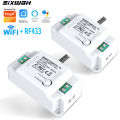 WiFi Tuya Smart Switch On-Off Breaker Switch Support RF 433MHz Remote Control, Work with Smart Life App Alexa  Home. 