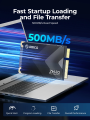 ORICO ZH10 mSATA SSD SATA III 6Gbps 3D NAND Internal Solid State Drive 128GB 256GB 512GB 1TB for Laptops Ultrabooks Desktop-ZH10.