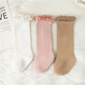 Winter Autumn Baby Girls Ruffle Socks Knee High Lace Long Sock Kids Soft Cotton Toddlers Children Princess Socks For 0-5 Years. 