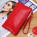 Alligator Wallet Lady New Korean handbag with active Zero Wallet. 