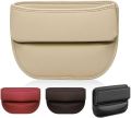 Premium Leather Car Seat Organizer And Storage Adjustable Seat Gap Filler. 