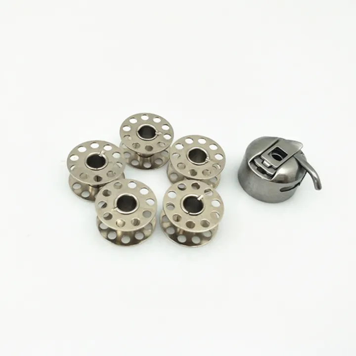 1%20Pcs%20Bobbin%20Case%20+%205%20Pcs%20Metal%20Bobbins%20%20for%20%20Household%20Sewing%20Machine%20Sewing%20Accessories%20Tools%20-%20Image%202