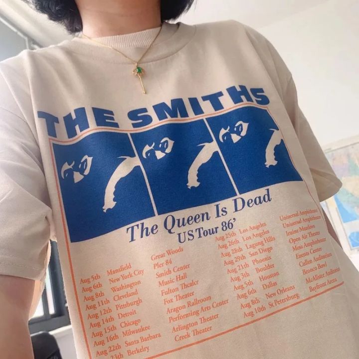 The Smiths T Shirt Tops Tees Retro Women Pop Indie Punk Rock Band Morrissey New Men's