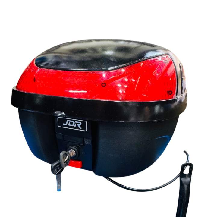 JDR Motorcycle Tail Box , Top Box , Popular motorcycle Top Case, JDR 32-Litres Super Large capacity  Durable Motorbike case, Bike Top Box NF MART