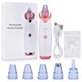 5 in 1 Electric Blackhead Acne Oil Remover Vacuum Suction Face Pore Cleaner Facial Beauty Equipment, Blackhead Removal Machine. 