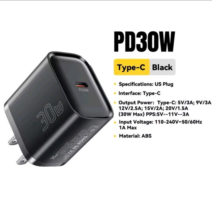 Essager%2030W%20GaN%20Type%20C%20to%20C%20Charger%20PD%203.0%20Fast%20Charge%20Phone%20QC%203.0%20Quick%20Chargers%20For%20iPhone%20or%20Android%20-%20Image%203