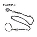 Dr.DC Bord Stainless Steel Chain Parrot Anti-flying Traction Rope Bird Feet Bracelet Alloy Foot Ring Pet Bird Travel Supplies.