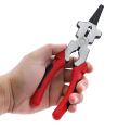 MIG Welding Auxiliary Tool Removing Wire Cutting 8 Inch Multi-function Welding Pliers Flat Mouth Pincers Refined High Hardness. 