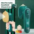Portable Mini Ironing Machine with Rotary Handheld Steam Iron for Home and Travel.