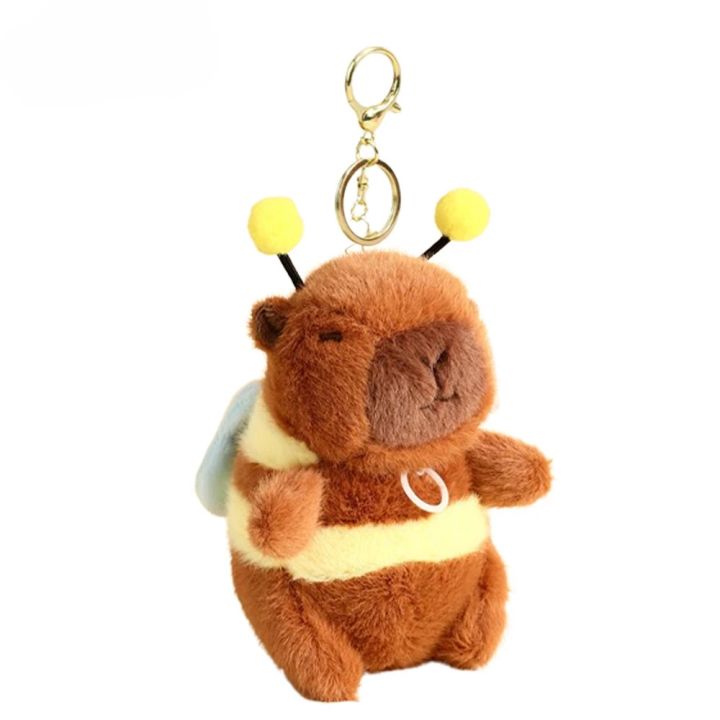 1-20PCS%20Cute%20Bee%20Capybala%20Bag%20Pendant%20Plush%20Keychain%20Doll%20Niche%20Backpack%20Hanging%20Decoration%20High-end%20Doll%20Plush%20Toy%20Small%20Gift%20-%20Image%207