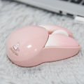 Jomaa Cute 2.4G Wireless Mouse for Computer Laptop Notebook Rabbit Candy Color Wireless Mouse for Ofiice Home Gift Girls. 
