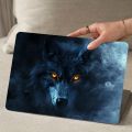 Vinyl Notebook Case Wolf Sticker, 2-Pack, Scratch Resistant DIY Art Case for Laptops - Easy to Paste.