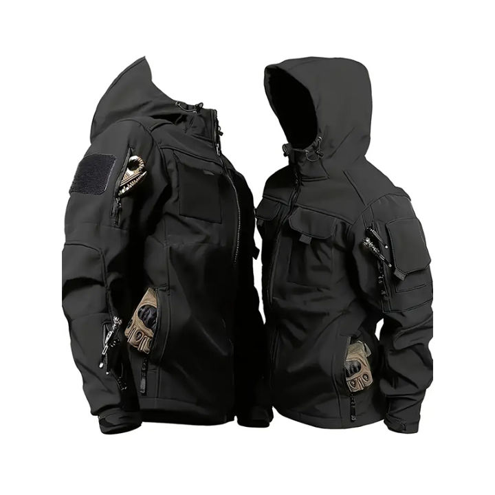 Men%20Lurker%20Shark%20Skin%20Soft%20Shell%20%20Jacket%20Waterproof%20Fleece%20Hooded%20Coat%20Hunt%20Clothes%20Outdoor%20New%20Solid%20Pocket%20Jacket%20Men%20-%20Image%202