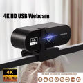 4K Webcam 1080P Mini Camera 2K Full HD Webcam with Microphone 30fps USB Web Cam for Auto Focus PC Laptop Video Shooting Camera. 