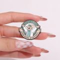 Anime Movie Character Enamel Pins Good News Everyone Creative Brooches Accessories Backpack Shirt Lapel Badge Jewelry for . 