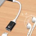 3.5mm Female Headphone Jack Adapter Type C Earphone Adapter Type C Round Head Adapter Cable Earphone Audio Adapter Cable.