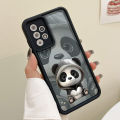 Cartoon Panda Case For Samsung A53 A55 A52 A54 5G A13 A14 A15 A12 A32 A33 A34 A35 A21S A51 Cover S24 S23 Ultra S22 Plus S20 FE. 