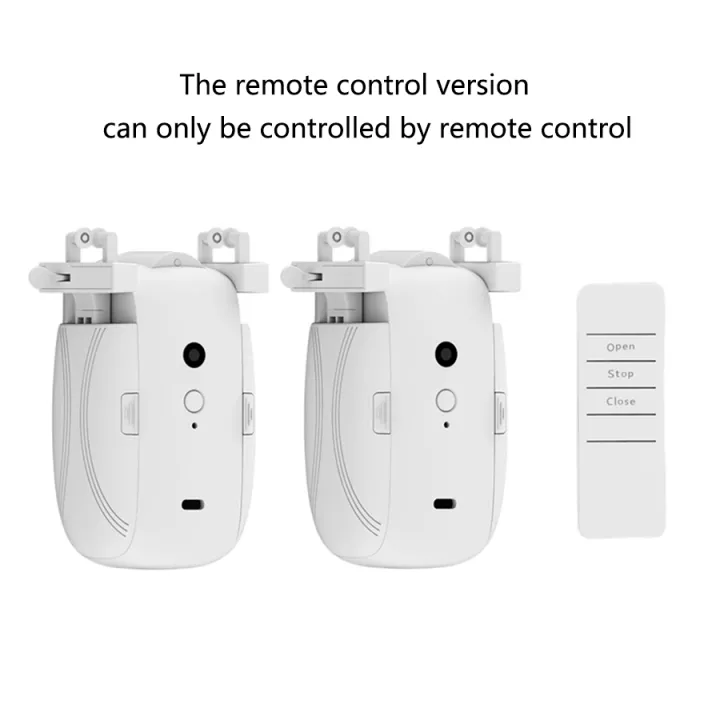 Smart Curtains Robot T/U-Rail Tracks Automatic Curtain Opener Remote ...