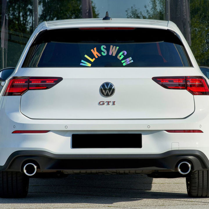 Vw Rear Window Graphics Car Rear Windshield Sticker For Volkswagen VW Golf 8 7 5 6 R GTI MK8 ...