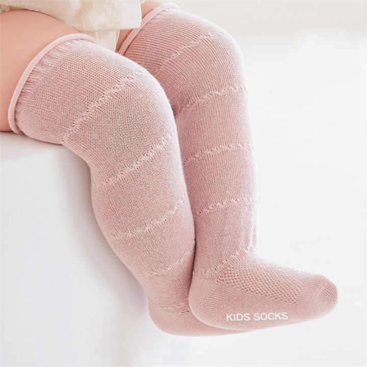 Summer%20Baby%20Hollow%20Out%20Long%20Socks%20Breathable%20Mesh%20Cotton%20Princess%20Knee%20High%20Sock%20Spanish%20Style%20Thin%20Non-slip%20Newborn%20Socks%200-5Y%20-%20Image%203