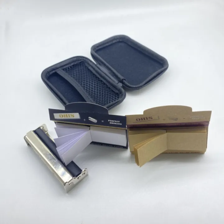 2booklets%20Natural%20Unrefined%20Rolling%20Paper%20Filter%20Tips%20With%20Cigarette%20Rolling%20Machine%20and%20Smoking%20Bag%20Kit%20-%20Image%204