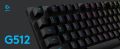 Logitech G512 Carbon RGB Mechanical Gaming Keyboard. 