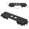 MOC City Creative Idea Train Base Wheel Carriage Building Blocks Bricks Assembled DIY Toys for Kids  . 