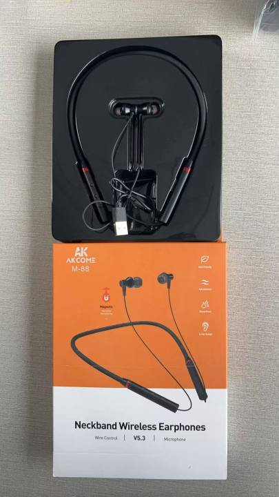 Magnetic Neckband Headphones Wireless Bluetooth 5.2 Earphones LED Display Headset Sport Noise Cancel Earbuds with Mic