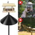 1/2Pcs Outdoor Squirrel Baffle 12-18 inch Wrap Around Squirrel Proof Baffles Durable Plastic Bird Feeder Baffle for Bird House. 
