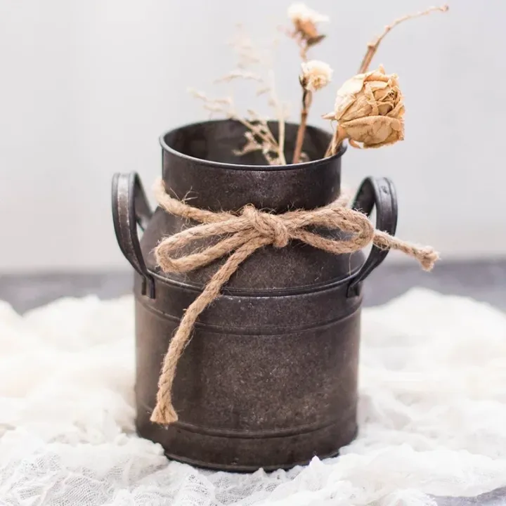 Retro%20Old%20Tin%20Flower%20Bucket%20Furnishings%20Props%20Garden%20European%20Milk%20Jug%20Single%20Plant%20Pot%20Vase%20Decoration%20Ornaments%20Home%20Decor%20home%20decoration%20item%20-%20Image%203