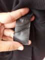 Men Women Solid Black Turtleneck High Neck Knitwear Sweater Soft Casual Winter Top - Size S. 