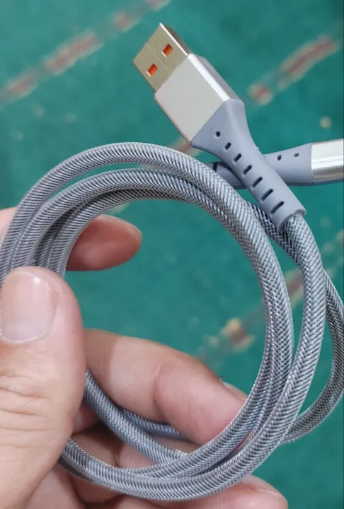 Nylon%20Braided%20Micro%20USB%20Fast%20Charging%20Cable%20for%20Mobiles%20-%20Quick%20Charge,%20480Mbps%20Data%20Sync%20-%20Image%202