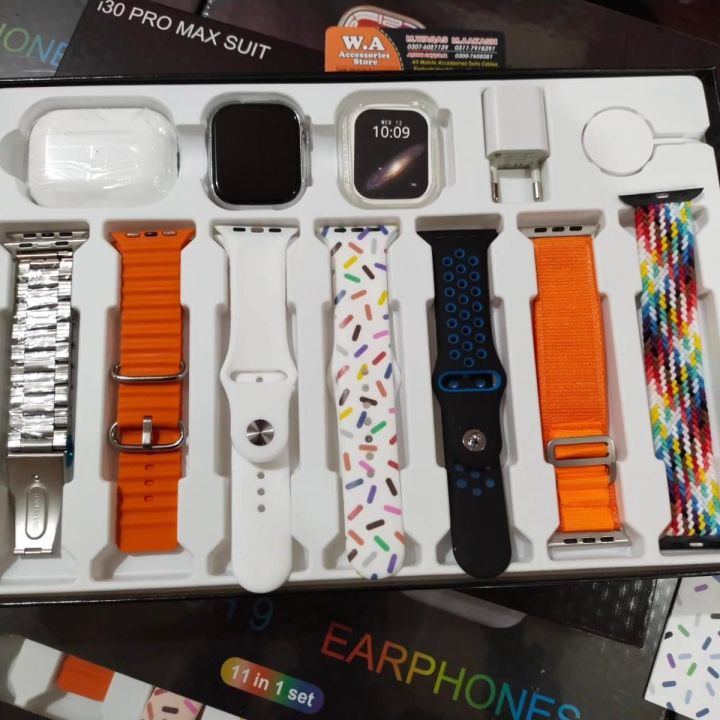 i30%20Pro%20Max%20Suit%20Hi%20watch%209%20Ultra%2011%20in%201%20Set%20Smart%20watch%20with%20Free%20Airbuds,%205v%20Adapter%20and%20Aluminum%20Case%20I%2049mm%20Big%20HD%20Display%20I%20Bluetooth%20calling%20and%20touch%20watch%20-%20Image%205