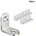 40pcs L Bracket Corner Bracket Set,Metal L Brackets For Shelves Wood Furniture Cabinets Chairs Drawers.