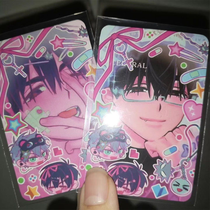 Alien%20Stage%20Anime%203inch%20Till%20Ivan%20Small%20Card%20Photo%20Cards%20for%20Girls%20Friends%20Gift%20DIY%20Postcard%20Bookmark%20Anime%20Accessories%204pcs/Set%20-%20Image%202