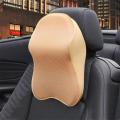 Car Neck Cushion Seat Pillow Headrest Lumbar Support for Back Pain Relief Office Chair Memory Foam Ergonomic Design.