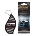 Areon Sport Lux - Areon Hanging Quality Perfume Card For Car, Office & Home - Areon Cardboard Air Freshener - Best Purfume Card (Silver/Gold/Platinum). 