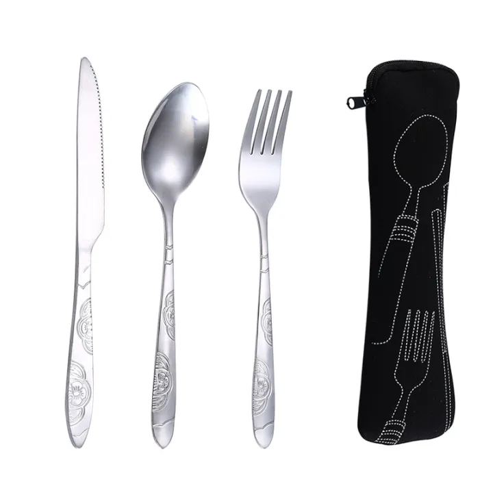 Picnic%20Set%20Tableware%20Washable%20with%20Zipper%20Travel%20Cutlery%20Kit%20Case%20Portable%20Pouch%20for%20Dinner%20Household%20Tool%20Travel%20Camping%20Spoon%20-%20Image%204