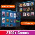 500GB Gaming Hard Drive With 3700+ Games For PS4/PS3/PS2/Gamecube/Wii/Wiiu Launchbox System HDD Plug and Play For WIN PC/Laptop. 
