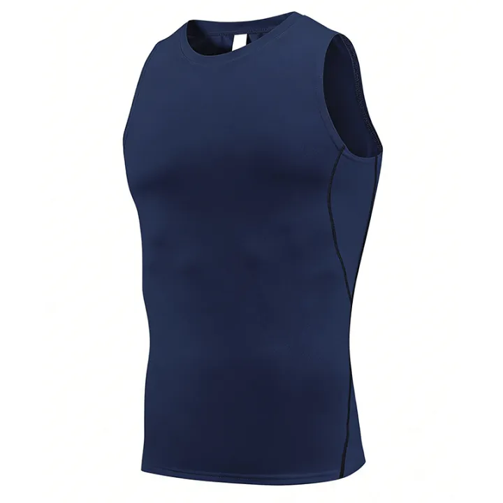 Men's%20Compression%20Tank%20Tops%20Gym%20Workout%20Running%20Sport%20Vest%20Summer%20Athletic%20Sleeveless%20Undershirt%20Base%20Layer%20Quick%20Dry%20Stretchy%20-%20Image%207